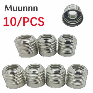 10/PCS E27 ~ E14 램프 홀더 변환기 내화 소켓 기본 변환기 220V 전구 어댑터 변환 조명 액세서리