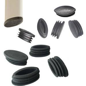 20Pcs 올리브 튜브 플러그 파이프 블랭킹 엔드 캡 미끄럼 방지 테이블 발 먼지 커버 의자 다리 양말 바닥 보호대 보호 가구