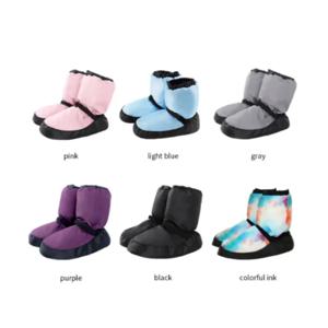 여성용 발레 따뜻한 부츠, 부드러운 밑창 코튼 트레이닝 신발, 어린이 전문 봉제 및 두꺼운 겨울 댄스 따뜻한 신발