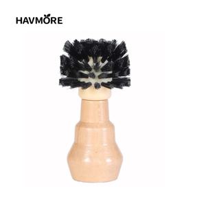 전문 뜨거운 판매 에스프레소 브러시 양조 헤드 커피 청소 브러시 ​​작은 나무 손잡이 커피 파우더 청소 브러시