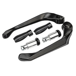 오토바이 다이 캐스팅 알루미늄 합금 핸들 바 브레이크 클러치 레버 핸드 가드 보호대 수정 액세서리 핸드 가드