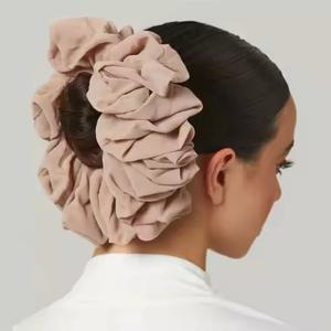 고품질 초대형 프리미엄 특대 말레이시아 쉬폰 빅 사이즈 이슬람 Hijab Scrunchies