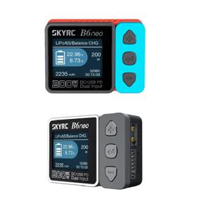 SKYRC B6 NEO B6NEO 스마트 충전기 DC 200W PD 80W 리튬폴리머 배터리 밸런스 충전기 방전기 RC FPV 드론 자동차 보트 모델용