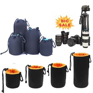 카메라 렌즈 파우치 가방 네오프렌 방수 소프트 비디오 카메라 렌즈 파우치 가방 케이스 (캐논, 소니, 대부분의 디지털 SLR 카메라용)