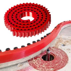 1M/2M 목공 기어 구동 프로파일링 스트립, 유연한 곡선 템플릿 조정 가능한 모양 윤곽 목공 도구 가이드