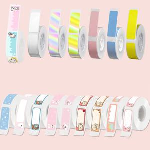 1롤 Q30 D30 D32 D35 접착 라벨 메이커 용지 이름표 스티커 열전사 롤 티켓 셀프컷 태그 노트 Q32 Q35용