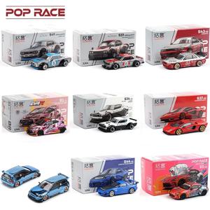 Xcartoys x 팝 레이스 1:64 EVA RT TYPE-08 087X PANDEM S13 싱어 스카이라인 GTR V8 드리프트 다이캐스트 모델카