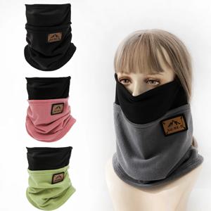 데일리 플리스 넥 게이터 플러시 내한성 하프 페이스 마스크 남성과 여성을 위한 따뜻한 귀 매달려 페이스 커버 유지