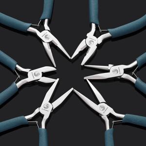 St.kunkka 맞춤형 고품질 보석 만들기 Pilers 바늘 라운드 코 절단 와이어 펜치 보석 수리 도구