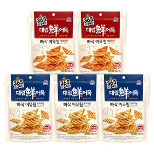 [사조공식샵]대림선 빠삭어묵칩 오리지널 40g*3개 / 매콤한맛 40g*2개