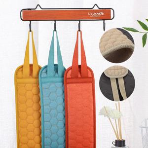 강력한 제거 진흙 목욕 타올 샤워 엑스 폴리 에이 팅 백 스크러버 목욕 벨트 장갑 딥 클린 바디 수건 후면 스크럽 풀 스트랩