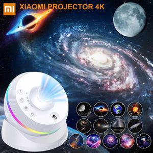Xiaomi LED 야간 조명 갤럭시 스타 프로젝터 4K HD 13 IN 1 천문관 프로젝터 360 °   침실 장식 어린이 선물 회전