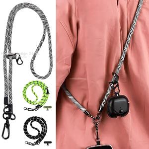 조절 가능한 분실 방지 휴대폰 랜야드, 크로스바디 탈착식 목 코드, 야외 튼튼하고 튼튼한 걸이식 손목 스트랩, 8mm