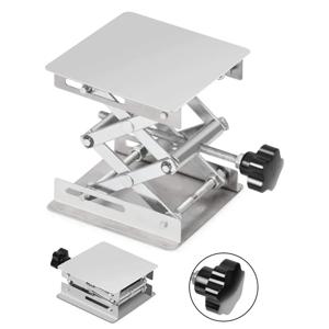 실험실 가위 잭 스테인레스 스틸 실험실 지원 플랫폼 리프트 스탠드 테이블 확장 가능한 높이 플랫폼 목공 도구