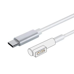 Type-C - Magsafe 1 고속 충전 케이블 MacBook Air / Pro 65W 100W용 MacBook 마그네틱 L 헤드