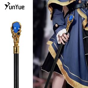 럭셔리 골드 블루 다이아몬드 유형 워킹 지팡이 귀족 패션 장식 워킹 스틱 신사 우아한 코스프레 지팡이 손잡이 93