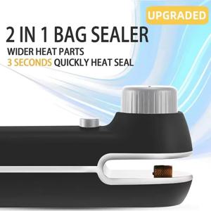 미니 열 밀봉기 패키지 실러 비닐봉투 플라스틱 식품 실러 클립 백 휴대용 실러 식품 포장 열 실러