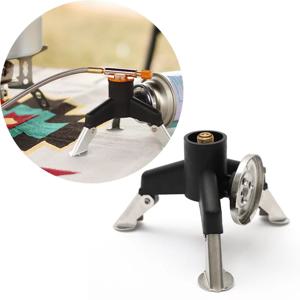 세 다리 가스 탱크 어댑터 야외 삼각대 가스 스토브 커넥터 초경량 탱크 스탠드 어댑터 캠핑 하이킹 장비