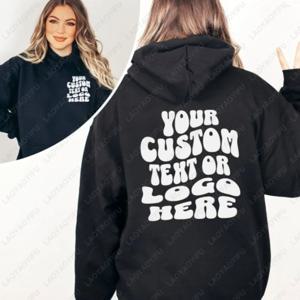 사용자 정의 텍스트 까마귀 맞춤형 운동복 앞면 뒷면 인쇄 티 뒷면에 사용자 정의 단어 비즈니스 로고 Tshirt 사용자 정의 인쇄 셔츠