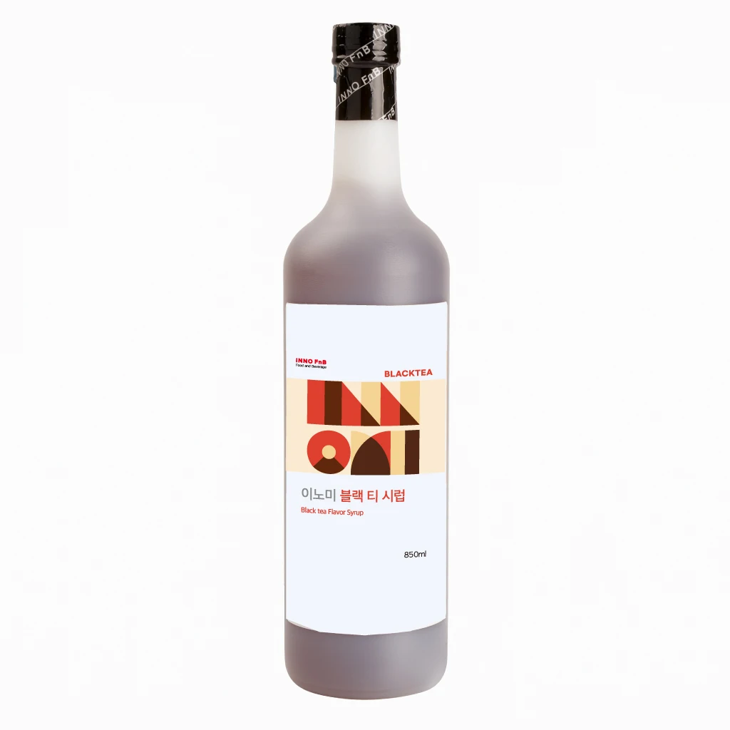 ♦️임박상품초특가♦️ 이노미 블랙티시럽 850ml‼️블랙글레이즈드라떼