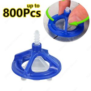 800-50Pcs 전문 세라믹 타일 레벨링 시스템 클립 타일 레이아웃 벽 바닥 건설 도구에 대 한 나선형 스페이서 Wadge