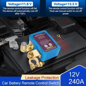 12V 배터리 차단 전원 스위치 240A 배터리 마스터 차단 스위치 (자동차 트럭용 리모컨 포함)