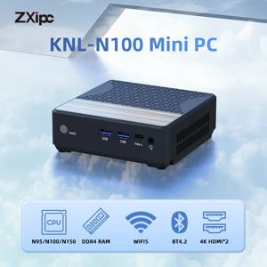 ZXIPC 알더레이크 N150 N100 N95 미니 PC 윈도우 11 프로 WiFi5 BT4.2 DDR4 16GB 램 512GB NVMe SSD RJ45 데스크탑 오피스