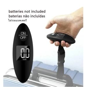 40kg/100g 휴대용 수하물 저울 웨빙 벨트가있는 고정밀 여행 디지털 교수형 저울 LCD 디지털 전자 수하물