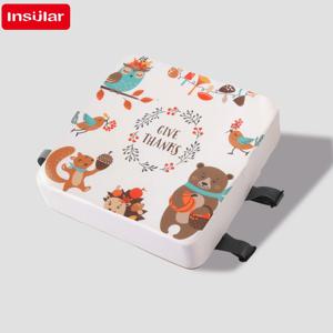 아기 식사 의자 부스터 쿠션 이동식 어린이 유아용 의자 시트 패드 스타 의자 강화 쿠션 어린이 의자 방수 좌석