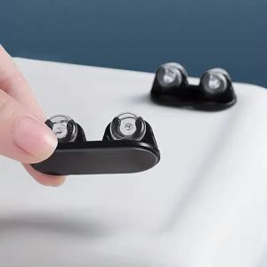 4개입 자가 접착 가구 캐스터 휠 무소음 스크래치 방지 보관함 캐스터 쓰레기통 가정용 무소음 가구 이동