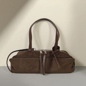 2025 겨울 스웨이드 소가죽 여성 숄더백 명품 브랜드 디자인 여성 핸드백 정품 가죽 크로스백