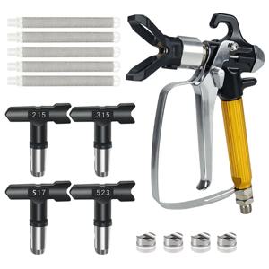 페인트 스프레이 건, 와그너 또는 그라코 펌프 분무기용 517 팁 노즐 가드, 에어리스 분무기, 스프레이 페인트 건