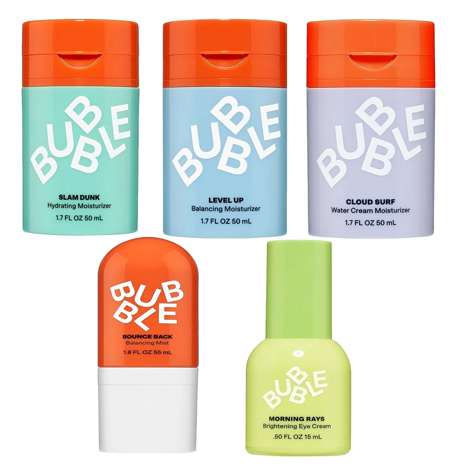 버블 스킨케어 세트 보습제, 일반-건성 피부용 보습 영양 페이스 바디 남녀 공용 완벽한 스킨케어 제품