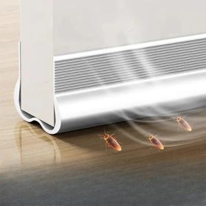 PVC 유연한 도어 하단 씰링 스트립 도어 갭 방음 도어 드래프트 스토퍼 테이프 아래 방풍 및 방진 날씨 스트립