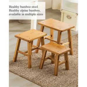 두꺼운 난주 마자르 스툴 나무 벤치 작은 스툴 짧은 가정용 욕실 휴대용 및 간단한 디자인