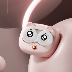 휴대용 콘택트 렌즈 클리너 초음파 탈착식 케이스 눈물 단백질 제거 클리닝 머신 휴대용 콘택트 렌즈 케이스