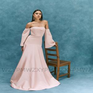 맞춤형 이브닝 드레스 Ypmwzx 스트랩리스 머메이드 플로어 길이 클럽 드레스 정장 드레스