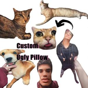 크리스마스, 추수감사절, 반려동물 추모를 위한 맞춤형 반려묘/반려견 사진 베개, 다양한 동물 인형 베개