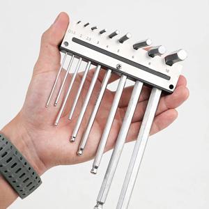 육각 렌치 정리함 홀더 벽걸이형 작업장 도구 디스플레이 스탠드 랙 액세서리