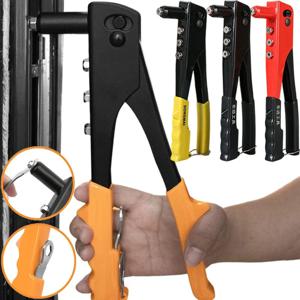 헤비 듀티 블라인드 리벳 건 핸드 리벳터 리벳 플라이어 세트 DIY 자동차 가구 수리 팝 리벳 건 너트 도구