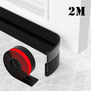 1/2M 도어 드래프트 스토퍼 도어 스윕 도어 하단용 기밀 스트립 도어 하단 씰 블로커 에어 노이즈 차단 도어 틈새 필러