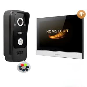 Tuyasmart APP 4선 10인치 비디오 도어폰 인터콤 HD IP65 초인종 카메라 13.56Mhz IC 카드 잠금 해제 동작 감지 녹화