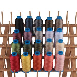텍스 90 중간 강도 V92 나일론 66 본딩 실 280D/3 가죽 신발 가구 천 재봉용 4온스 1200야드 콘