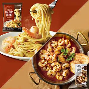 [애슐리] 새우 감바스 파스타, 치킨 까르보나라 파스타, 갈릭감바스 구성별 선택 / 홈스토랑 / 홈파티 / 간편조리