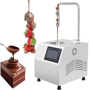 인기 판매 30kg 데스크탑 미니 초콜릿 녹이는 기계, 5kg 진동 테이블 코팅 초콜릿 템퍼링 기계