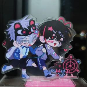 새로운 자체 제작 애니메이션 주변기기 외계인 무대 아크릴 스탠딩 플라크 데스크탑 장식품 방 장식 귀여운 팬 생일 선물 장난감