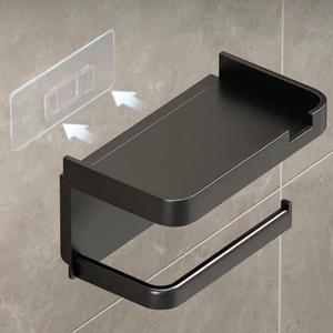 화장지 홀더 플라스틱 수납 선반 주방 타월 양념병 배치 욕실 벽걸이 화장지 롤 전화기 수납