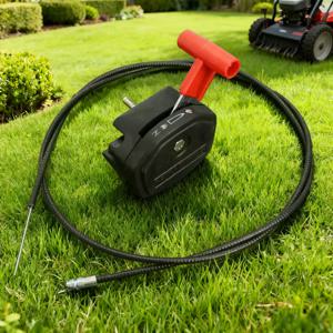 142cm 56인치 잔디 깎기 기계 케이블 스로틀 레버 교체 부품, 잔디 깎기 기계 케이블 레버 및 스로틀 제어 핸들 예비 부품