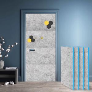 방음 도어 스티커 자가 접착 방음 보드, 방음 코튼 펠트 도어 씰