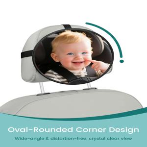 넓은 선명한 시야를 제공하는 후방 시야용 아기 자동차 거울, 차량 후방 거울, 아기 어린이 역방향 거울